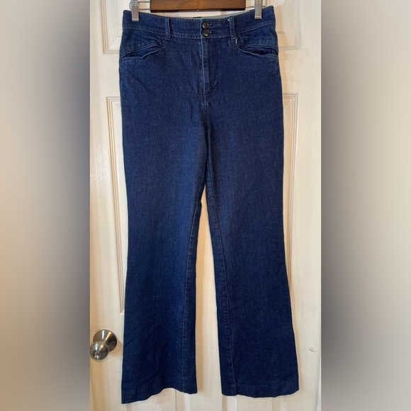 Anthropologie Denim - Anthropologie The Essential Pants Jeans Women's Bell Bottom Flare Wide Size 4